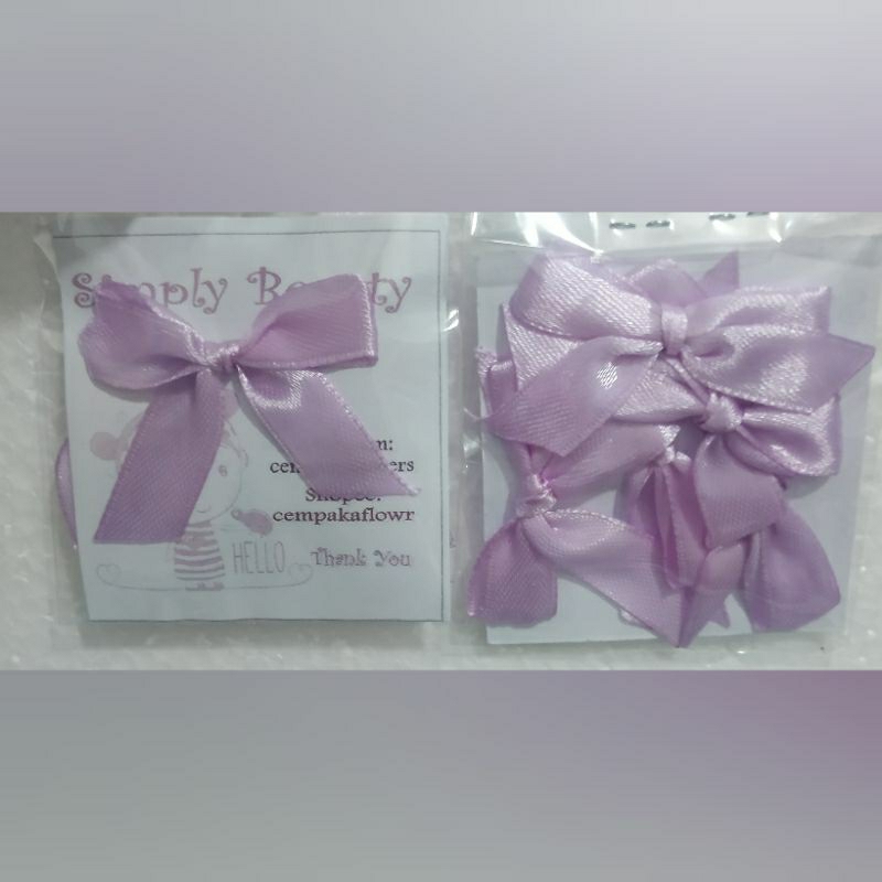 pita tempel | pita baju satin | satin motif dot | motif love | aplikasi pita souvenir | cempakaflowe