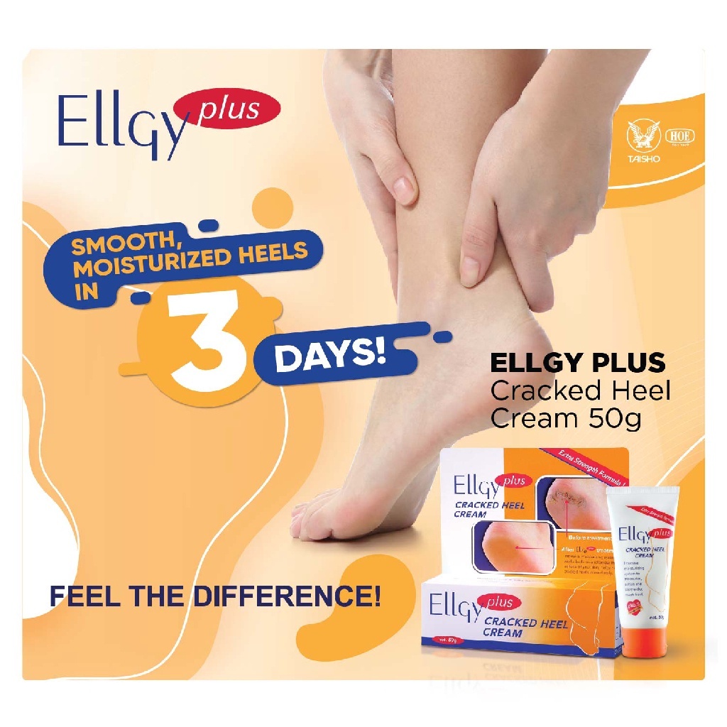 Foot Cream Malaysia | Ellgy Plus Cracked Heel Cream 50g [EXP 2026] | (PRE ORDER) | PENGIRIMAN DARI J