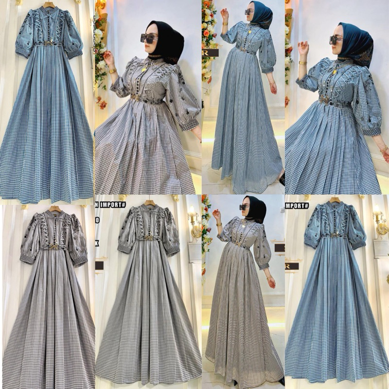 ORI SHR 100%... GAMIS DINDA KOTAK PREMIUM