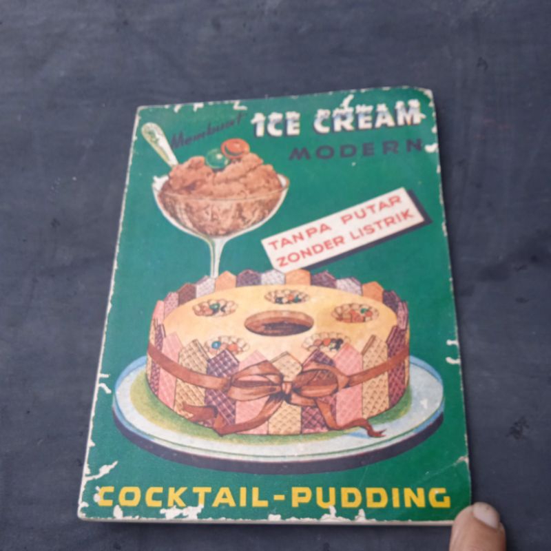 buku membuat ice cream modern tanpa putar zonder listrik buku edjaan lama tanpa tahun