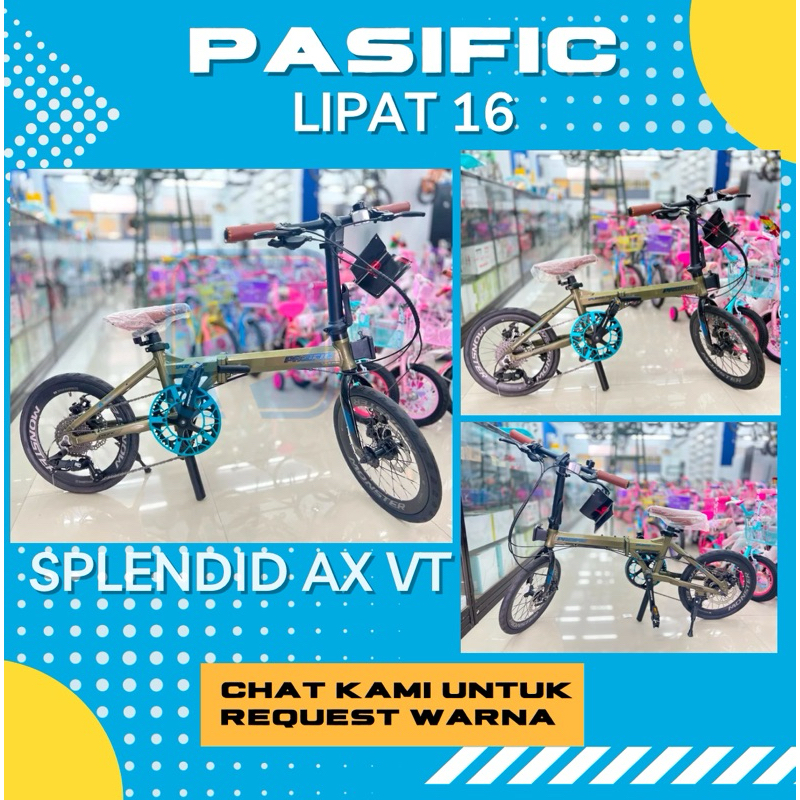 SEPEDA LIPAT DEWASA REMAJA ANAK ANAK PASIFIC SPLENDID AX VT [ PROMO LAMONGAN