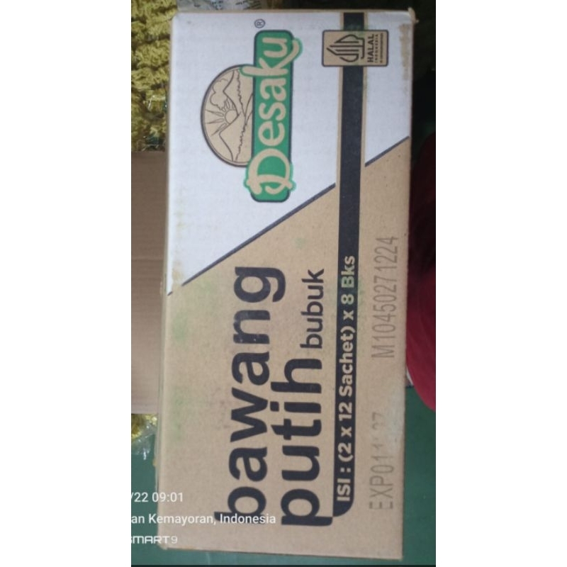 

[Kargo] Desaku Bawang Putih Bubuk 192 sachet per 1 Dus/Karton (2 x 12 sachet) x 8 bks