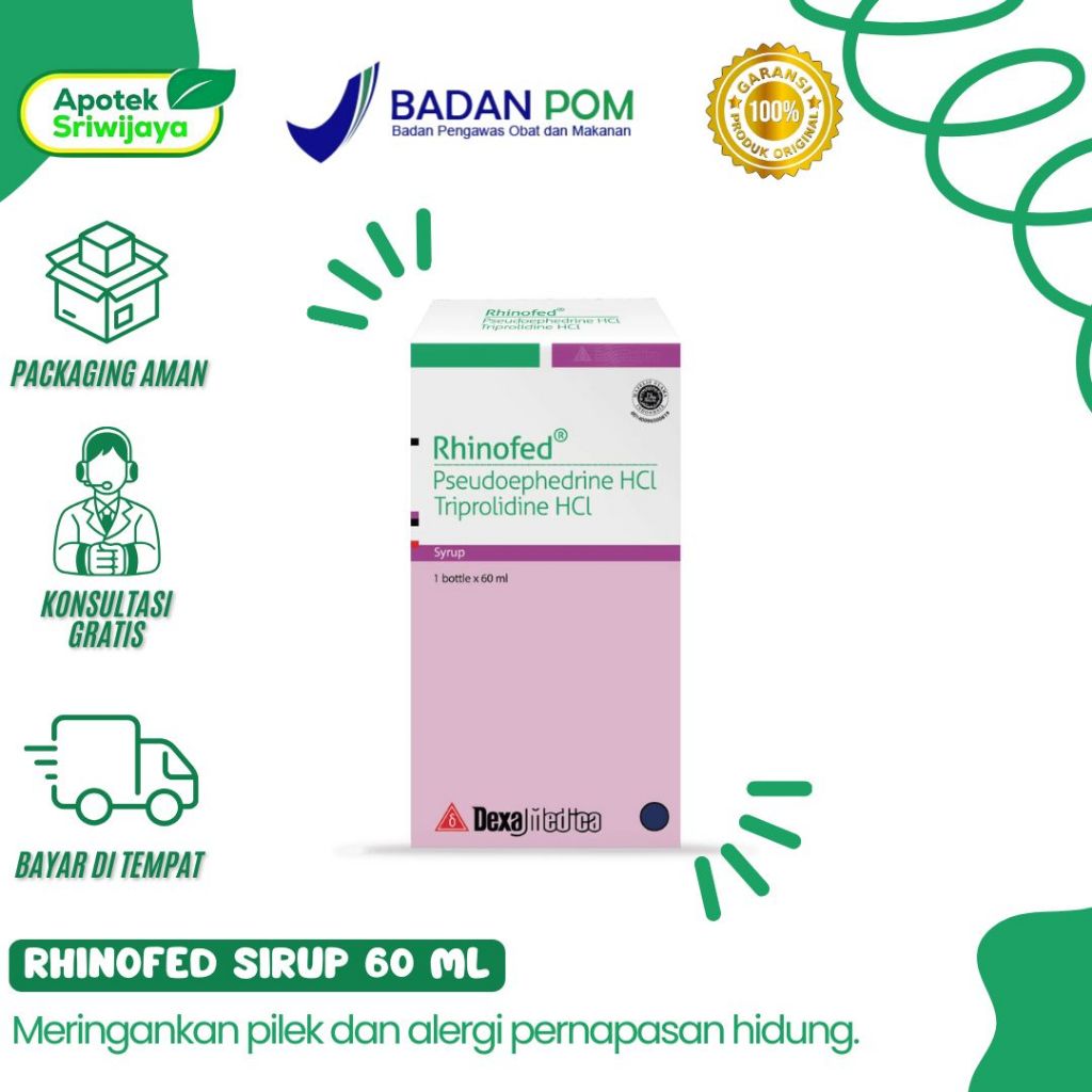 RHINOFED SIRUP 60 ML