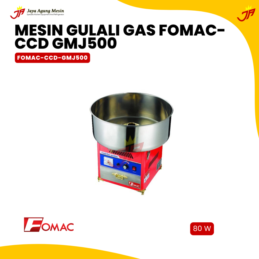FOMAC Mesin Gulali Gas FOMAC-CCD GMJ500