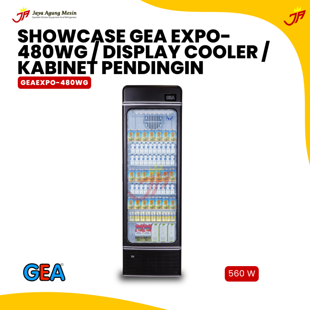 GEA Showcase Gea Expo-480WG / Display Cooler / Kabinet Pendingin