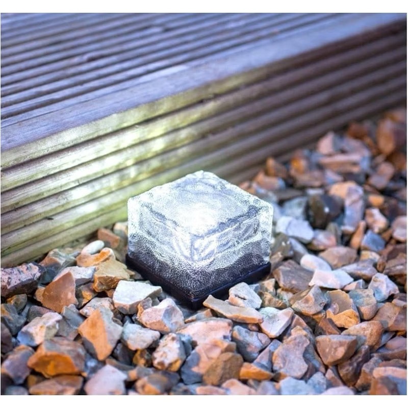 Solar LED floor tile lamp outdoor decorative lighting garden lamp street lamp stairs terrace lamp ou