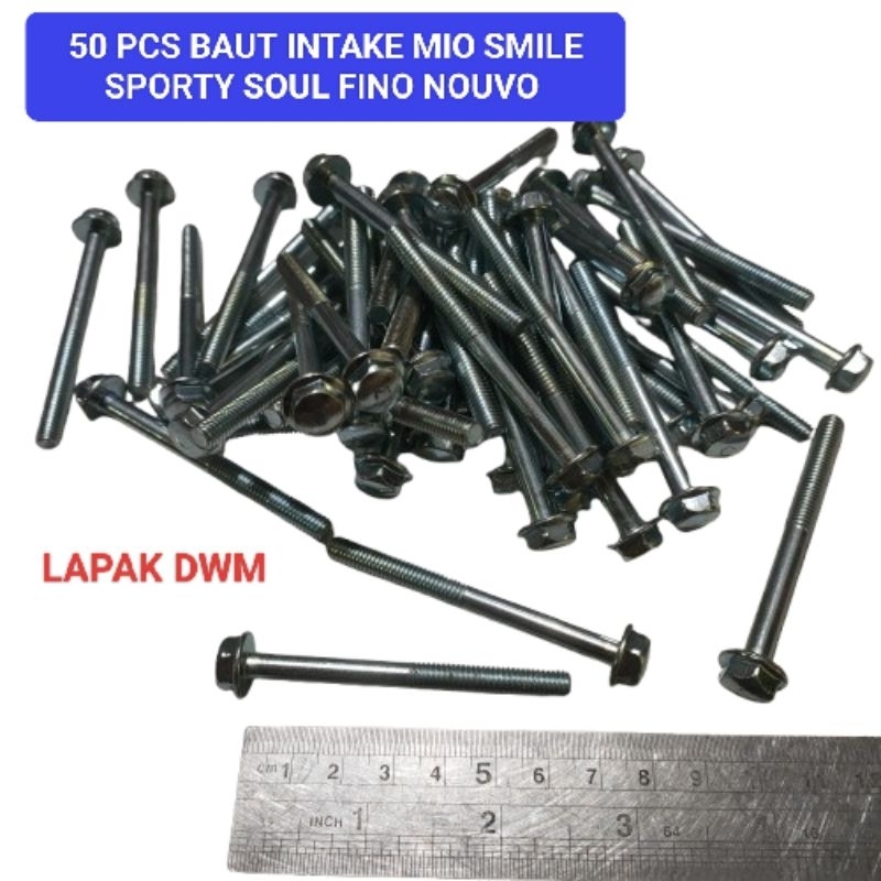 50 PCS BAUT INTAKE INTEK MIO SMILE SPORTY SOUL FINO NOUVO