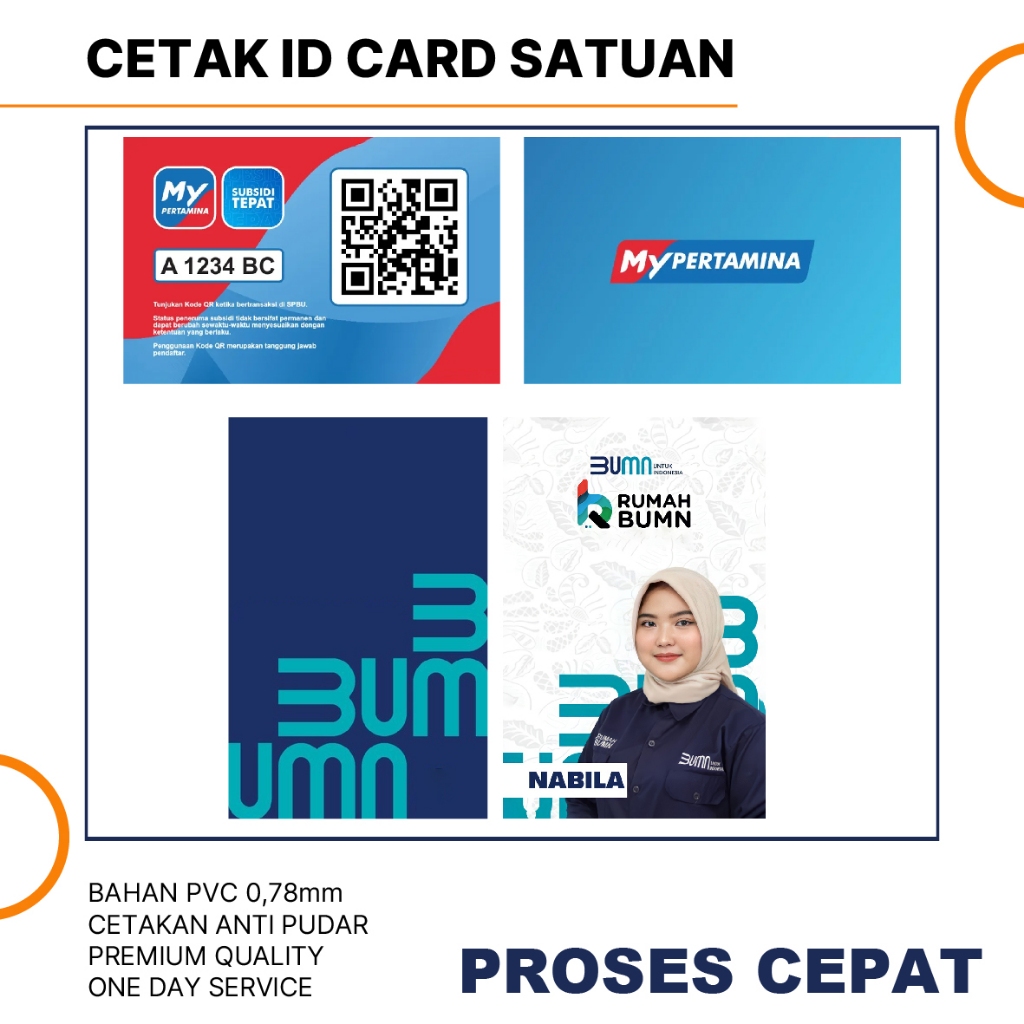 

CETAK ID CARD / KARTU VISITOR / MEMBER CARD / KARTU PEGAWAI / KARTU PELAJAR STANDART