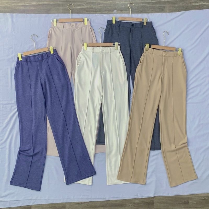 Celana Basic Lurus ALMA Basic Pants by CB.CO