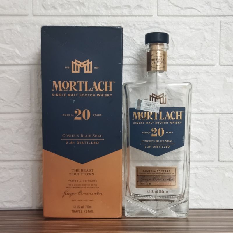 Botol Kosong Mortlach 20 Years + Box 700ml