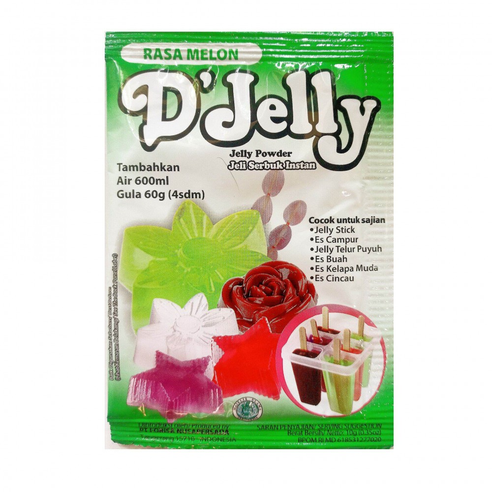 

D'Jelly Rasa Melon 10gr