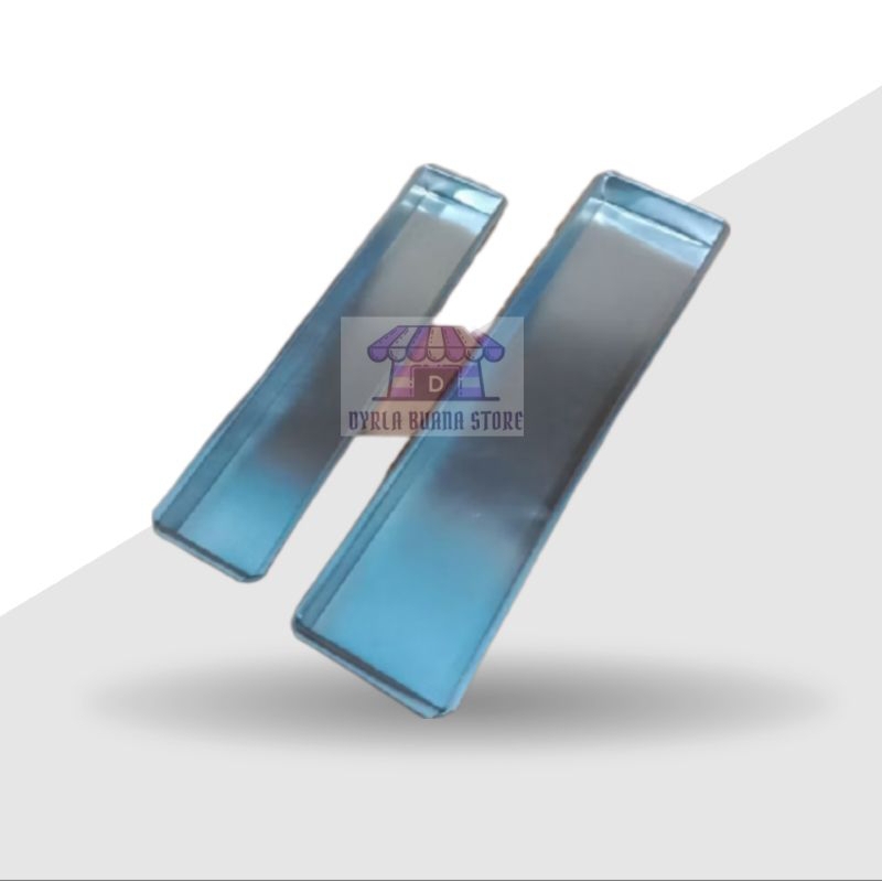 Loyang Panjang ukuran 20, 25, 30, 35cm.. Lebar serba 7cm. Tinggi serba 2cm.