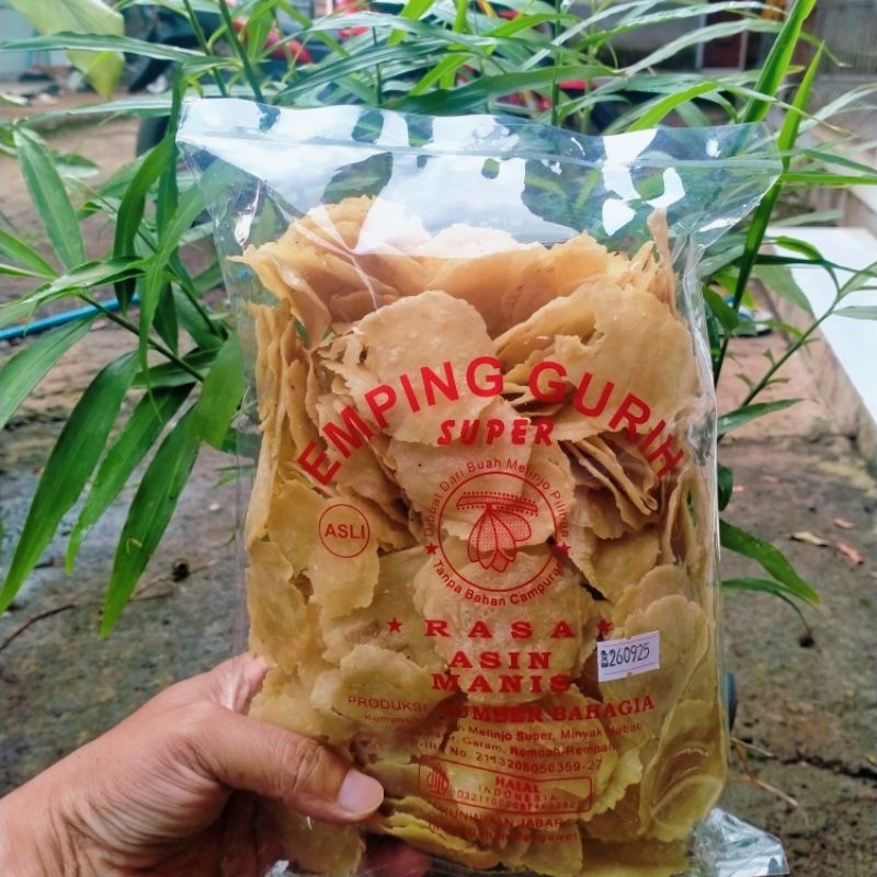 

Emping Melinjo Asli Kuningan Jawa Barat Siap Goreng 500gr