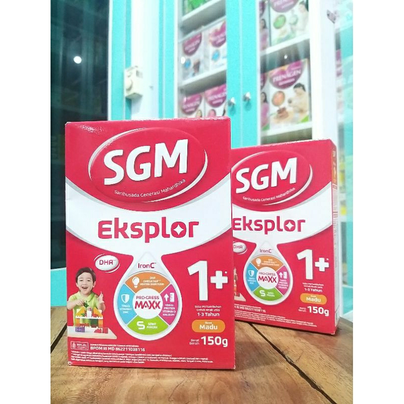 150 gram | SGM EKSPLOR 1 + PLUS ( 1 - 3 Tahun ) | SUSU ANAK