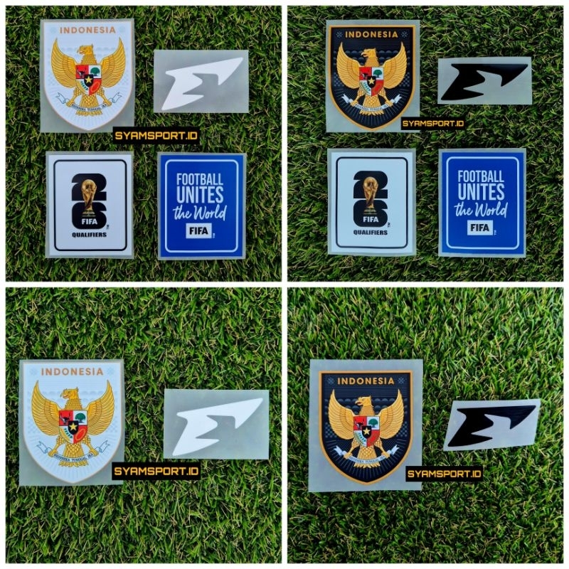 Paket Hemat Koleksi Logo Timnas Indonesia FULL HD DTF Lengkap Patch Timnas Indonesia | Sablon Logo T