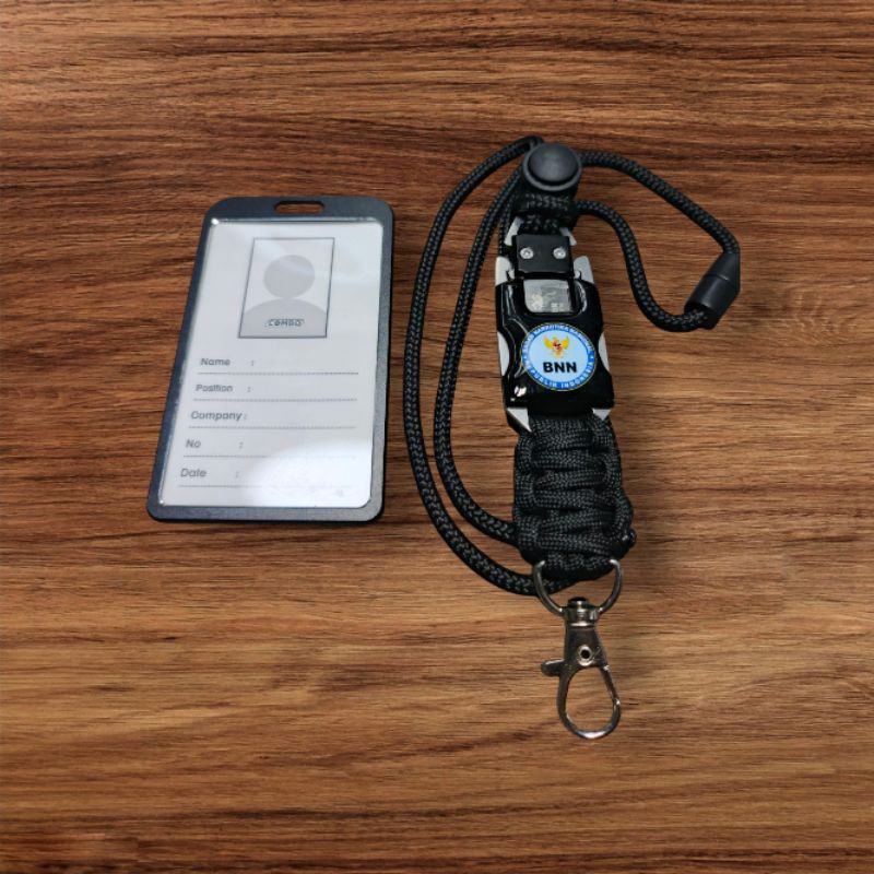 

tali gantungan id card holder custom logo BNN