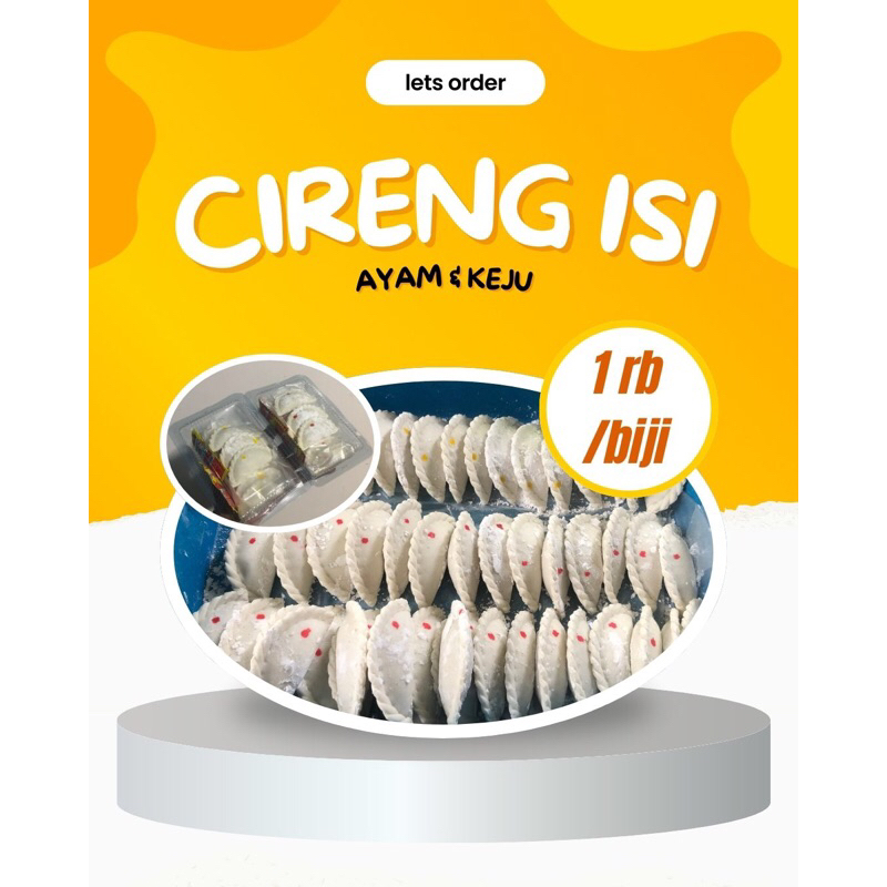 

cireng isi ayam & keju