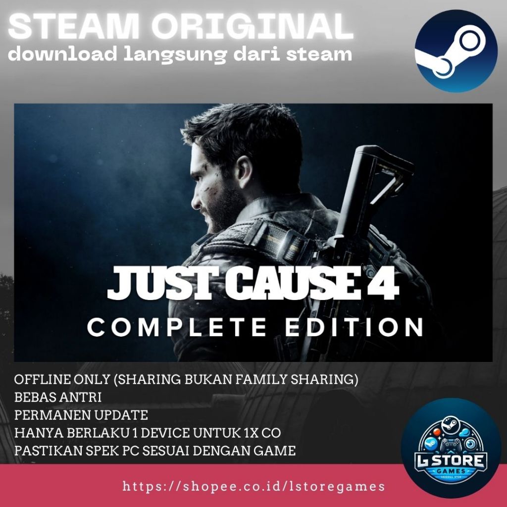 Just Cause 4 Complete Edition Full DLC PC Sharing Original Offline