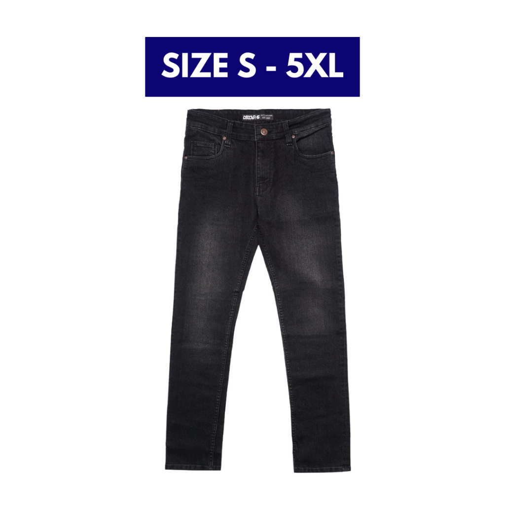 DESCRIBE - Celana Jeans Panjang Pria Denim Size S - 5XL Jumbo Premium