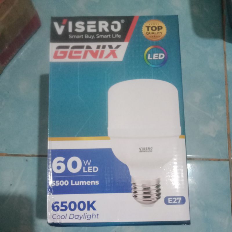 lampu listrik jumbo led 60watt visero