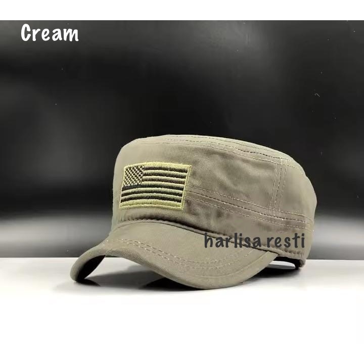 TOPI KOMANDO Distro Premium USA Commando Cap Pria Wanita Army Military Tactical Command Hat Cowo Cew