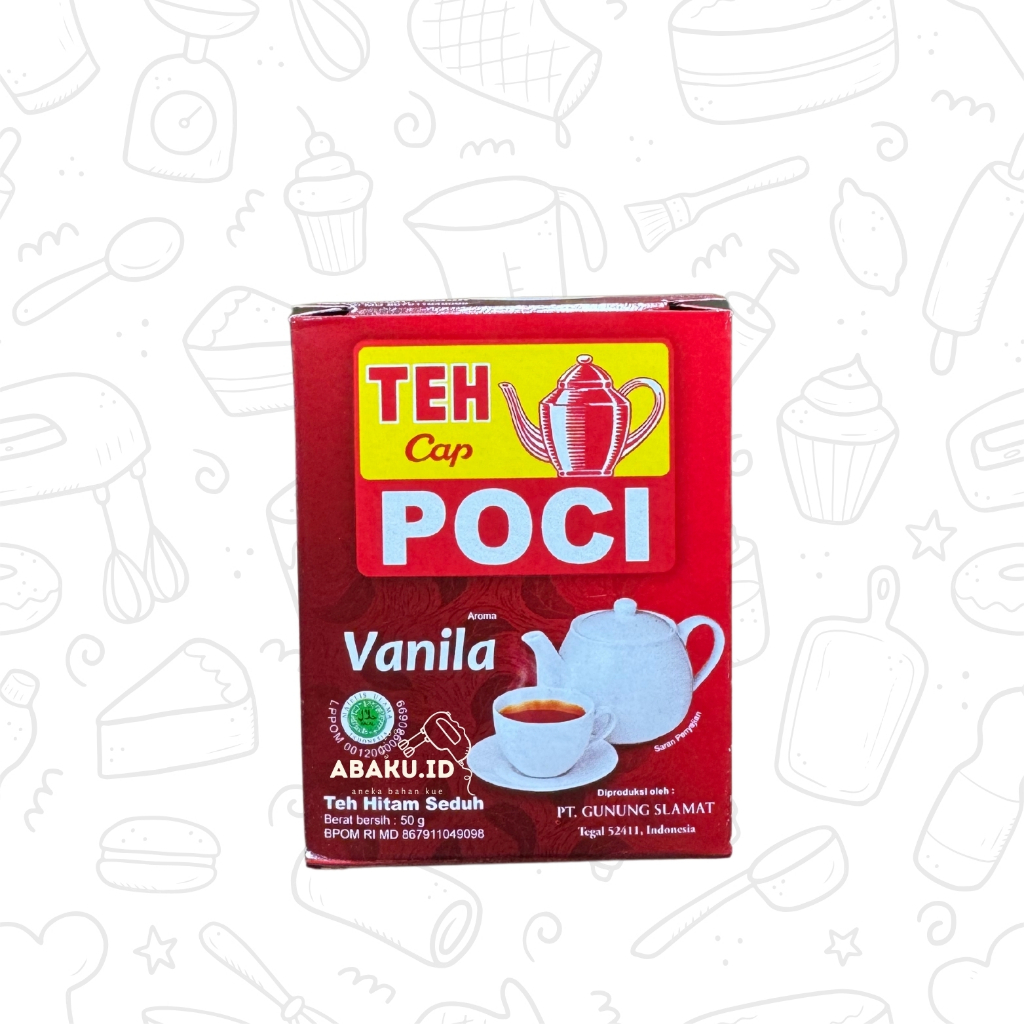 

TEH POCI BUBUK 50 GRAM TEH POCI HITAM / TEH CAP POCI RASA VANILLA / TEH CAP POCI TUBRUK