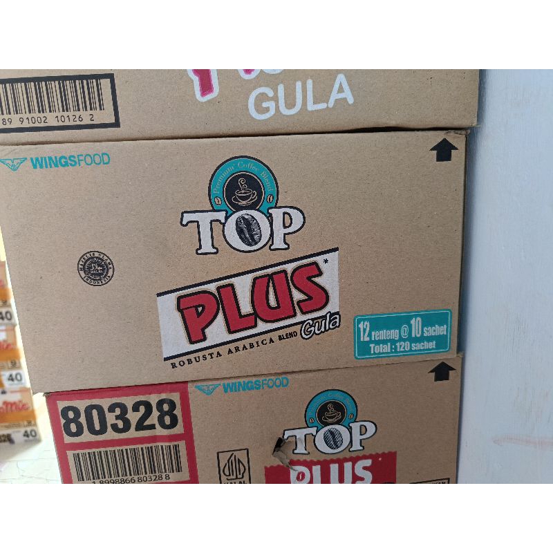 

[1 Dus isi 120 Bungkus] Kopi Top Plus Gula