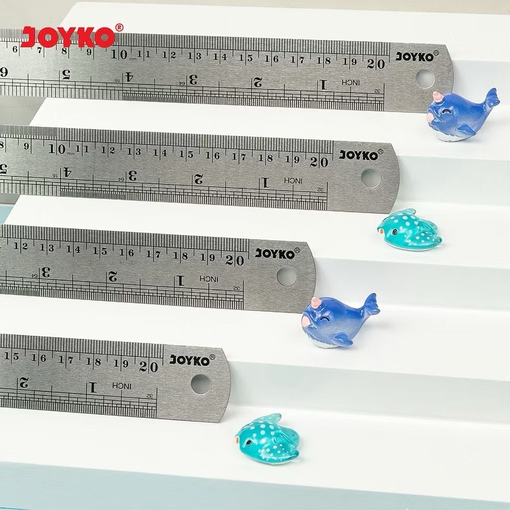 

LA - Joyko Stainless Steel Ruler Penggaris Besi RL-ST60 60cm 1pcs