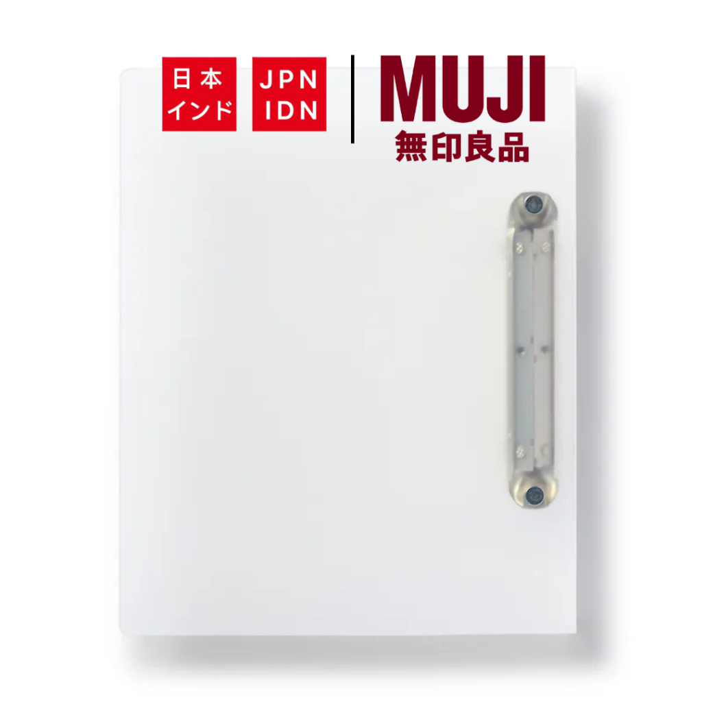 

[Pre Order] MUJI - Polypropylene file, 2 holes (ring style)