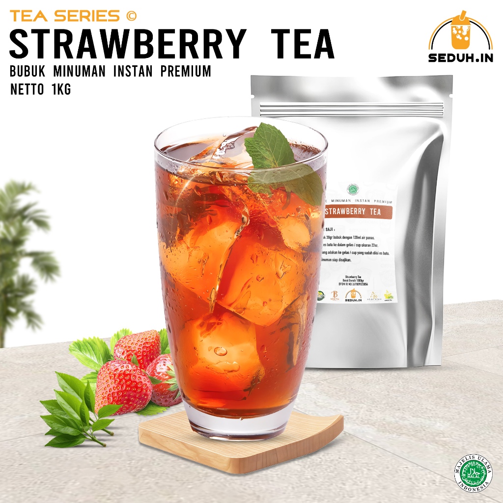 

Bubuk Minuman Tea - Lemon - Teh Hijau - Green Tea All Varian Premium 1kg