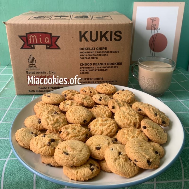 

HAMPERS COOKIES MIA 2KG Choco chips, butter chips dan choco peanut