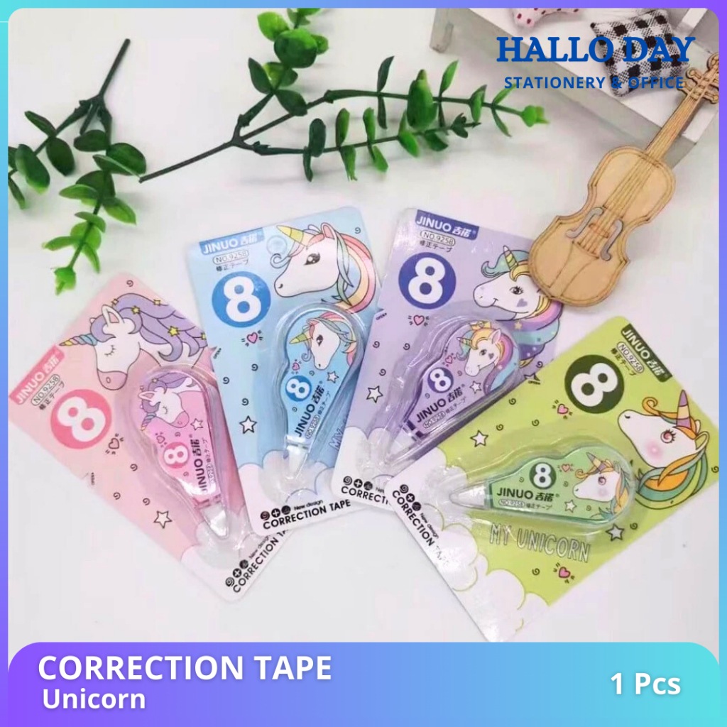 

HD Tipe-X Karakter Lucu 8M Correction Tape Students Tipe-X Kertas Mini Karakter TIPEX Roll 8M
