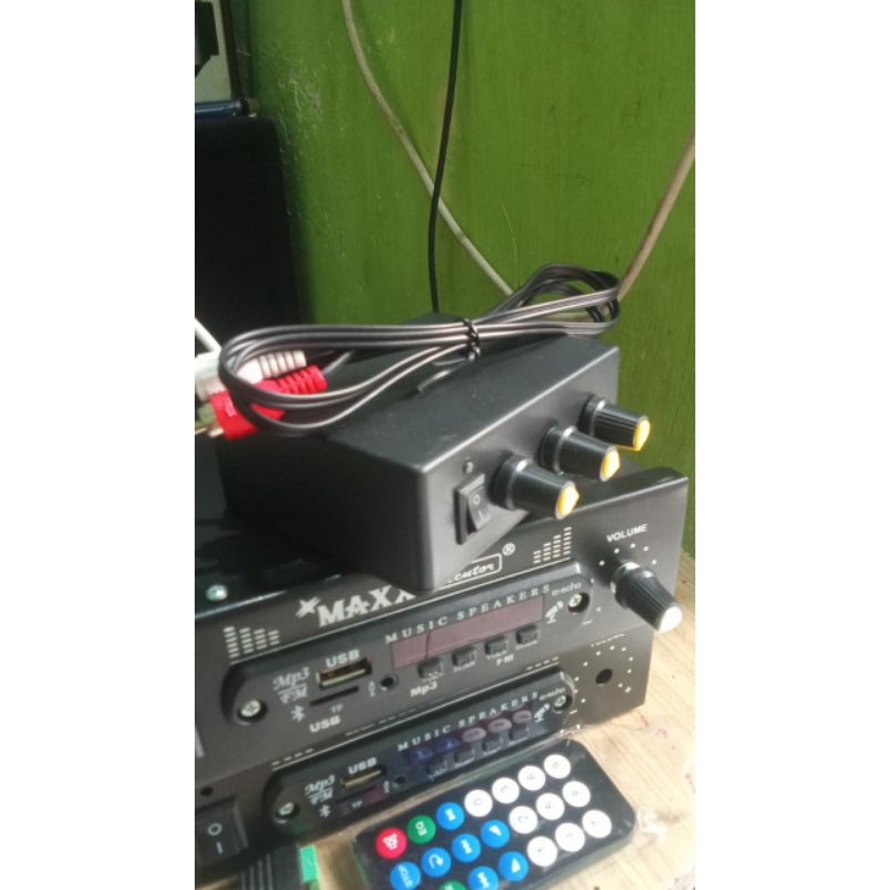 Ampli mini 5v plus tone control free jack rca