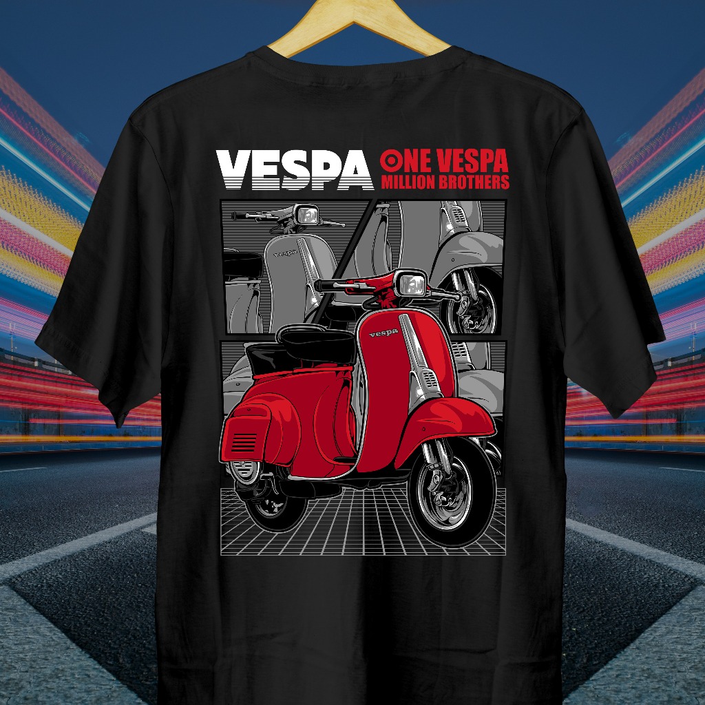 Kaos Motor Vespa Special // Kaos Vespa //  Baju Vespa // Vespa