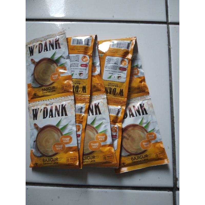 

Nutrisari W'dank Bajigur Kemasan 1 Renceng isi 10 Sachet