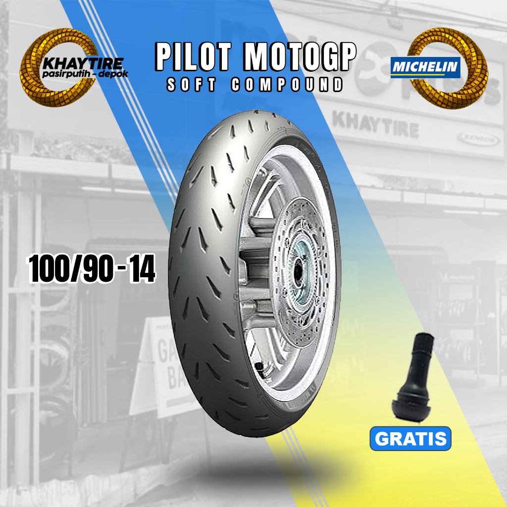 Ban Belakang Motor YAMAHA LEXI MICHELIN PILOT MOTOGP 100/90-14 Tubeless