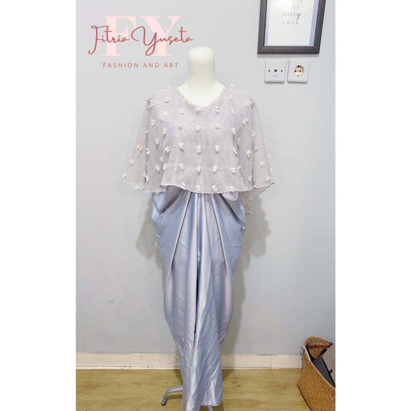 kaftan lebaran 3/4 kaftan mewah 3/4 kaftan raya mewah viral kaftan mewah murah kaftan abu abu mewah 