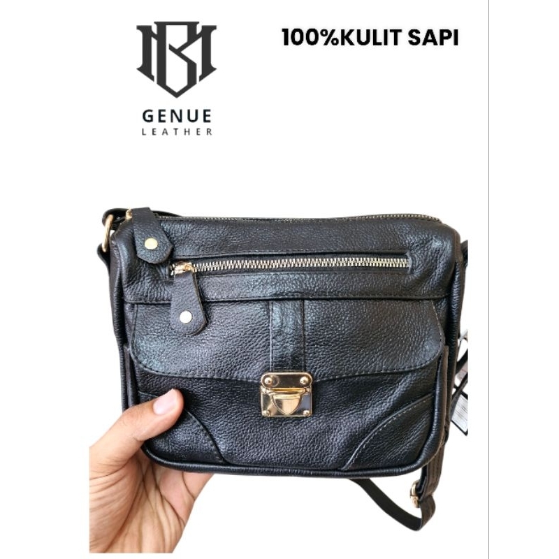 tas selempang full kulit asli tas cewek