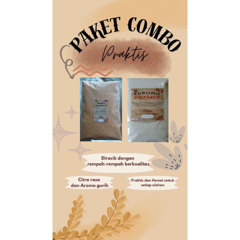 

Combo Praktis Marinasi dan tepung premix