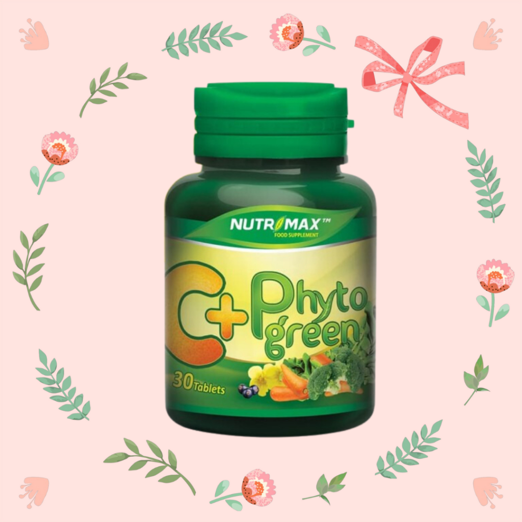 Nutrimax C+ Phytogreen Isi 30 Tablet | Memenuhi Kebutuhan Vitamin C | Daya Tahan Tubuh