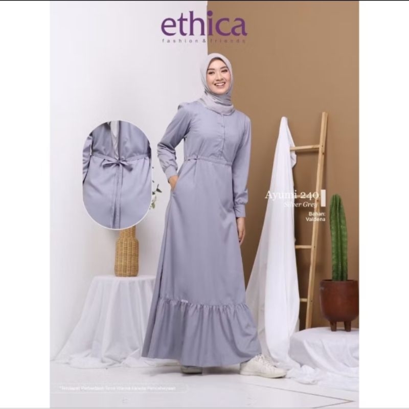 ETHICA Gamis AYUMI 240 - Silver Grey L