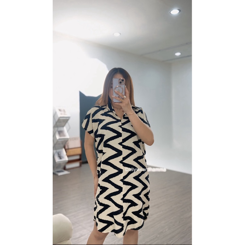 Daster Kekinian Daster Wanita Kerah Lengan Pendek