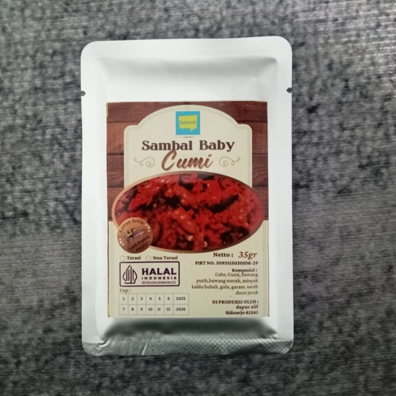 

Sambal Baby Cumi