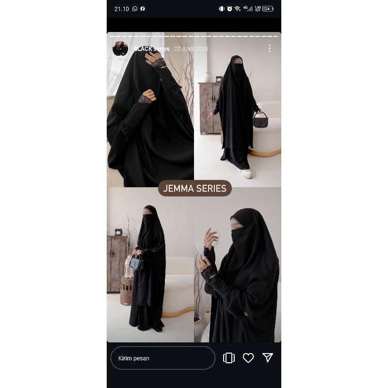 preloved my zauhara prewash only jemma dan hilya zauhara