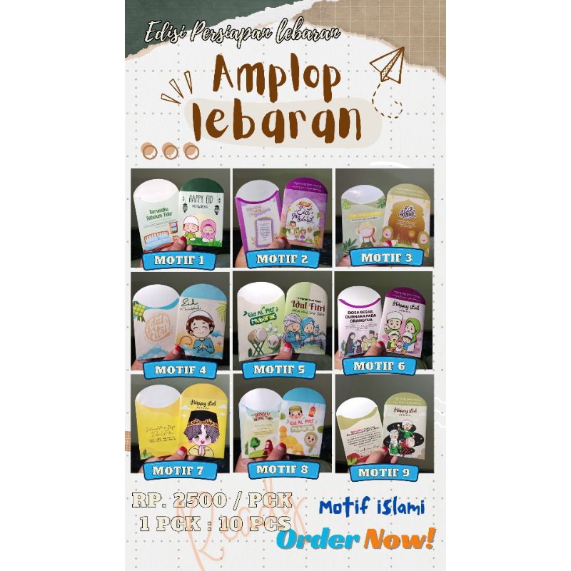

Amplop Lebaran siap pakai
