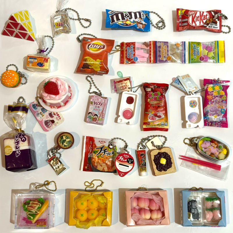 VARIOUS JAPAN TRINKETS || ASSORTED JAPAN TRINKETS GOTOCHI GACHA GASHAPON || FOOD TRINKETS GOTOCHI GA