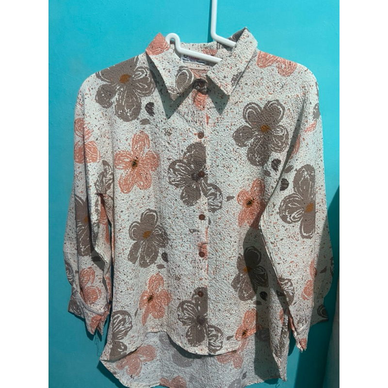 pl kemeja bunga