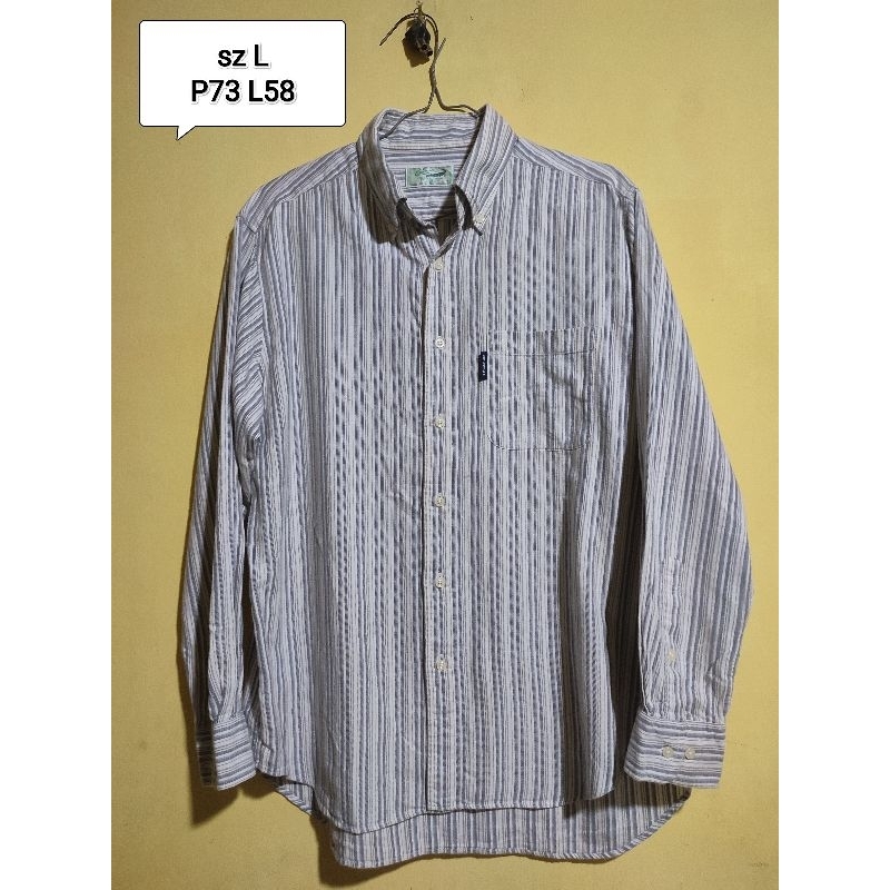 kemeja crocodile vintage sz L second original