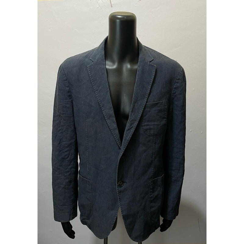 tommy hilfiger blazer navy salur L