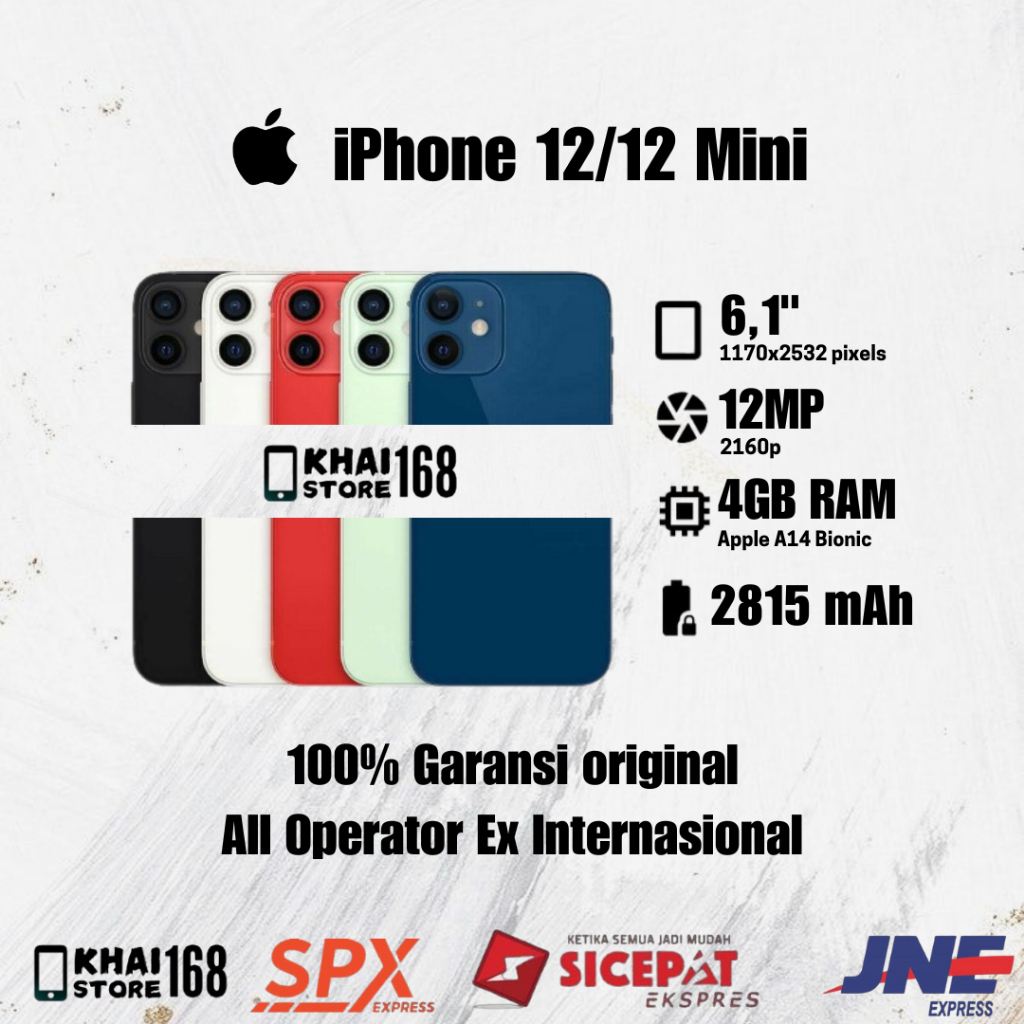 IPHONE 12 64GB 256GB 512GB Second BEKAS ORIGINAL 100% MULUS